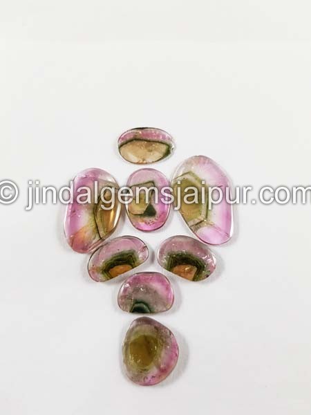 Watermelon Tourmaline Smooth Slices